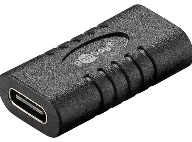 GOOBAY αντάπτορας USB-C 45401, θηλυκό σε θηλυκό, 5Gbit/s, 60W, μαύρος