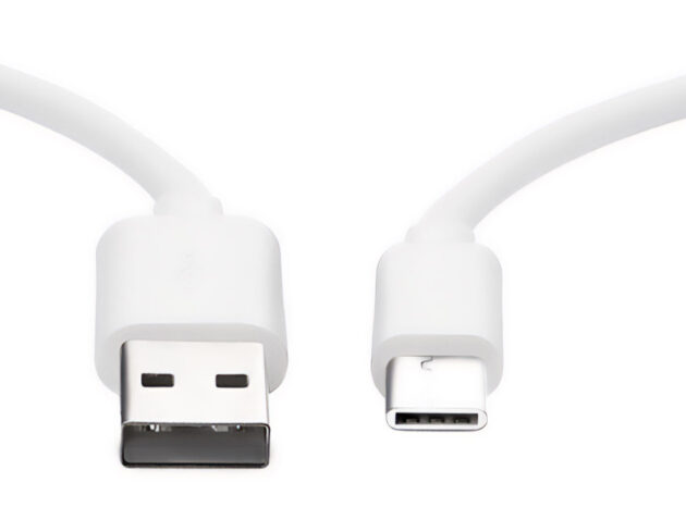 CABLETIME καλώδιο USB-C σε USB U323A, 3A, 480Mbps, 1m, λευκό