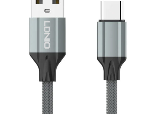 LDNIO καλώδιο USB-C σε USB LS441, 2.4A, 1m, γκρι