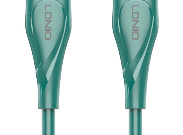 LDNIO καλώδιο USB-C σε USB-C LC611C, 65W PD, 1m, πράσινο