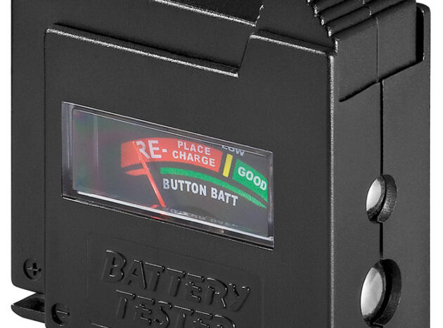 GOOBAY battery tester 54020, για AAA/AA/C/D/9V/N, μαύρο