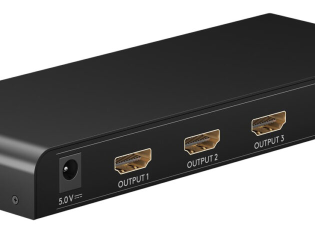 GOOBAY HDMI splitter 58482, 4 σε 1, 4K/30Hz, μαύρο