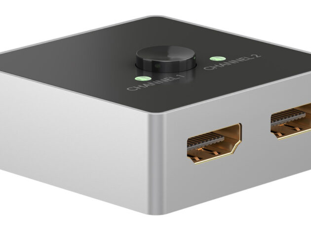 GOOBAY HDMI switch 58486, 2-in σε 1-out, 4K/60Hz, μαύρο