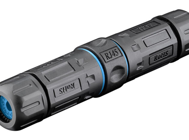 GOOBAY αδιάβροχος σύνδεσμος RJ45 Cat 6A 59582, IP68, μαύρος