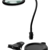 GOOBAY μεγεθυντικός φακός 64990 με κλιπ & βάση, LED, 3 διόπτρες 1.75x
