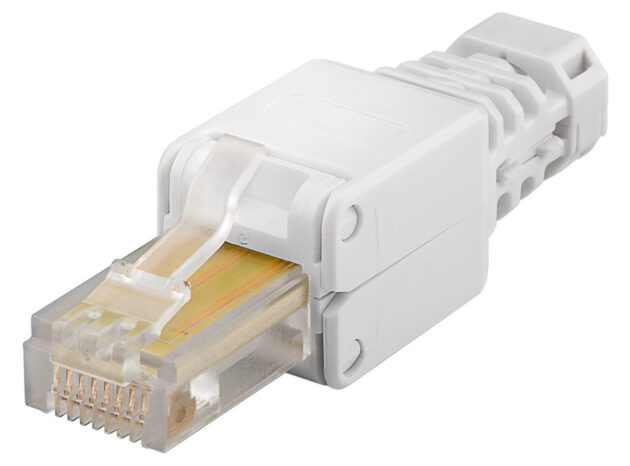 GOOBAY βύσμα RJ45 CAT 5e UTP 68859, tool-free, λευκό