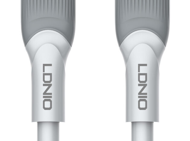 LDNIO καλώδιο Lightning σε USB-C LC602I, 30W PD, 2m, γκρι