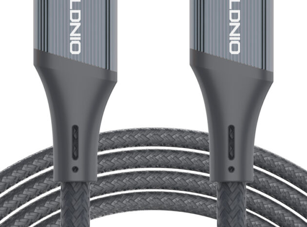 LDNIO καλώδιο Lightning σε USB-C LC631I, 30W PD, 1m, γκρι