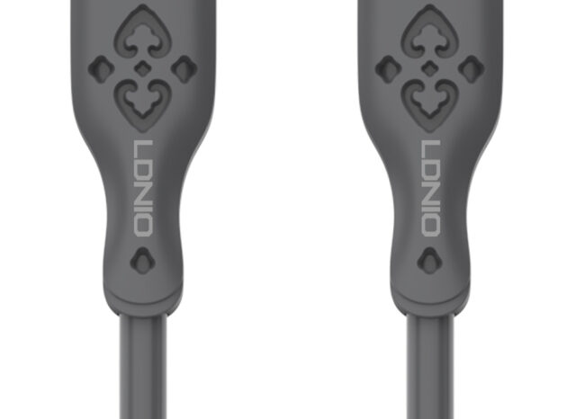 LDNIO καλώδιο USB-C σε USB-C LC811C, 65W PD, 1m, γκρι