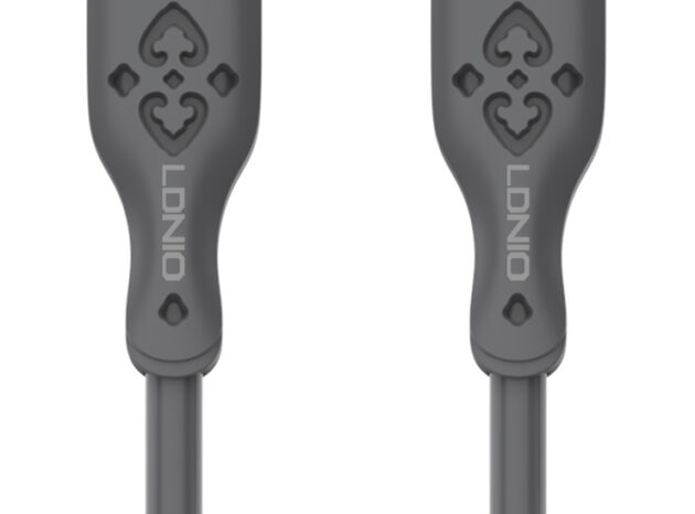 LDNIO καλώδιο Lightning σε USB-C LC811I, 30W PD, 1m, γκρι