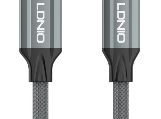 LDNIO καλώδιο Lightning σε USB-C LC441I, 30W PD, 1m, γκρι