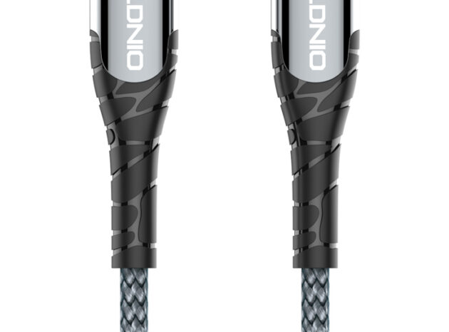 LDNIO καλώδιο USB-C σε USB-C LC101, 65W PD, 1m, γκρι