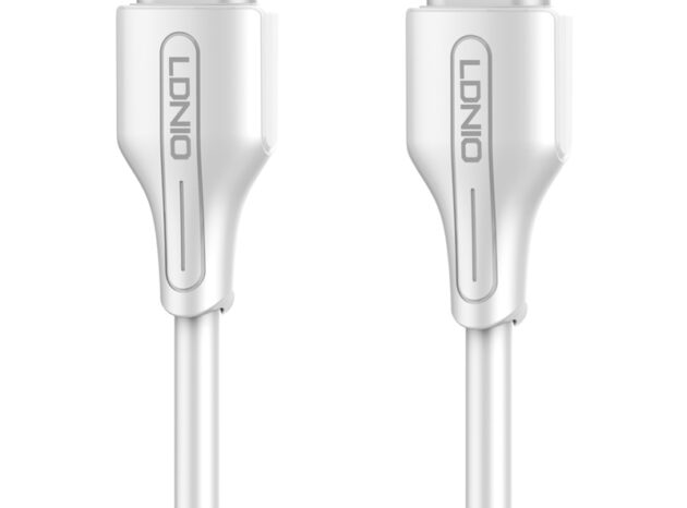 LDNIO καλώδιο Lightning σε USB-C LC121I, 30W PD, 1m, λευκό
