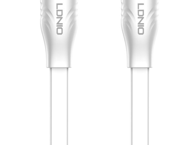 LDNIO καλώδιο USB-C σε USB-C LC131C, 65W PD, 1m, λευκό
