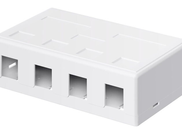 GOOBAY Keystone κυτίο 79376 για 4x θύρες δικτύου, λευκό