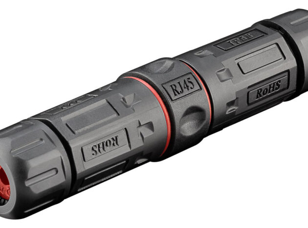 GOOBAY αδιάβροχος σύνδεσμος RJ45 Cat 6 79566, IP68, μαύρο