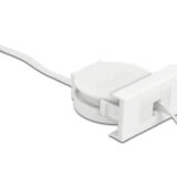 DELOCK module καλώδιο τροφοδοσίας Easy 45 81376, ανασυρόμενο 50cm, λευκό