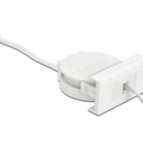 DELOCK module καλώδιο τροφοδοσίας Easy 45 81377, ανασυρόμενο 50cm, λευκό