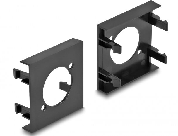 DELOCK D-Type module βάση 81405 για Easy 45 patch panel, 45x45mm, 5τμχ