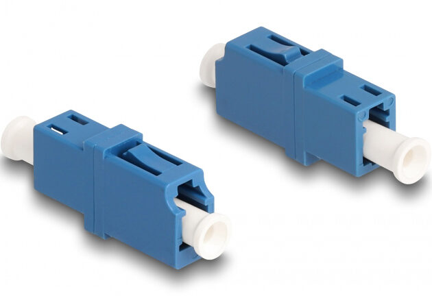 DELOCK σύνδεσμος οπτικής ίνας LC Simplex 87985, μπλε