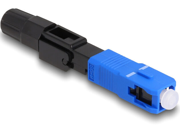 DELOCK σύνδεσμος οπτικής ίνας SC Simplex 87990, μαύρος
