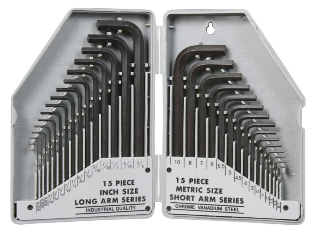 PROSKIT σετ κλειδιά Allen 8PK-027 σε σχήμα L, με θήκη, 30τμχ