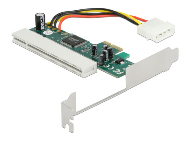 DELOCK κάρτα επέκτασης PCI Express σε PCI 32 Bit 5V 90062, Asmedia chip
