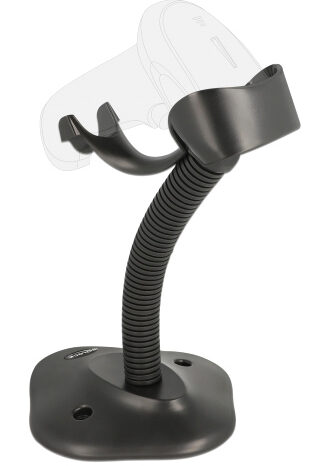DELOCK βάση για barcode scanner 90555, εύκαμπτη, μαύρη