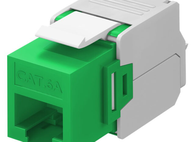 GOOBAY Keystone module RJ45 CAT 6A 90687, UTP, πράσινο
