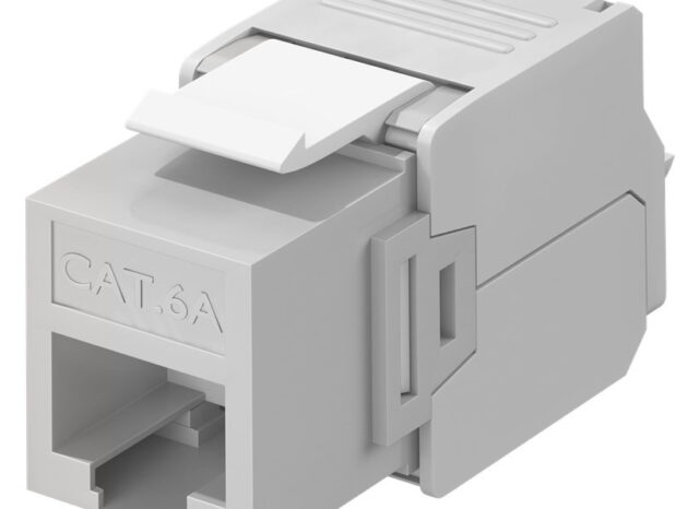 GOOBAY Keystone module RJ45 CAT 6A 90693, UTP, γκρι