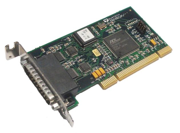 QUATECH used PCI κάρτα, σε 25-pin Σειριακή (δύο κανάλια)