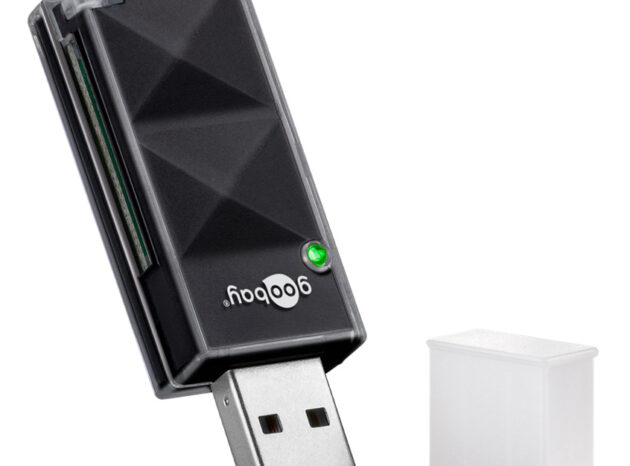 GOOBAY card reader 95682 για SD κάρτα μνήμης, 480 Mbps, μαύρο