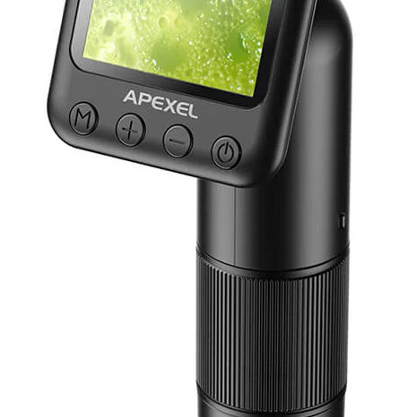 APEXEL ψηφιακό μικροσκόπιο APL-MS008, 400x-800x, LED, 720p/2MP