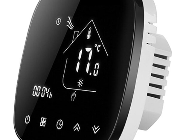 Smart θερμοστάτης αερίου BHT-001-GCLW, WiFi, χωνευτός, μαύρος