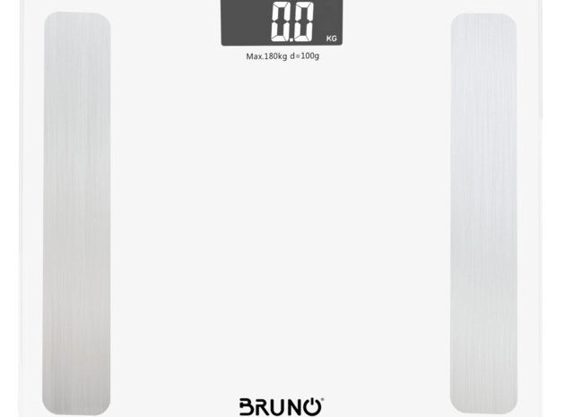 BRUNO ψηφιακή ζυγαριά με λιπομετρητή BRN-0057, έως 180kg, λευκή