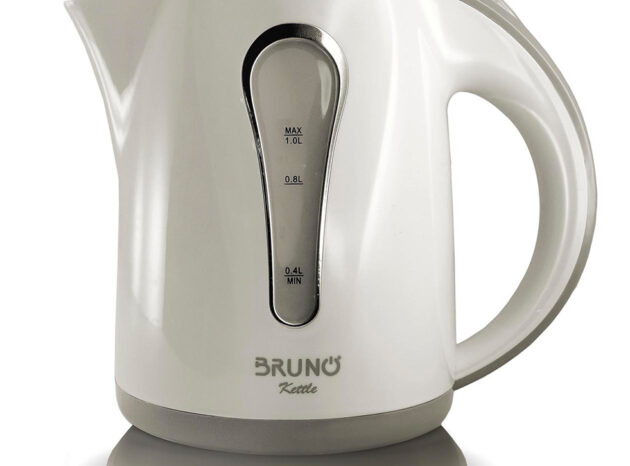 BRUNO βραστήρας νερού BRN-0141, 1L, 1100W, λευκό-γκρι