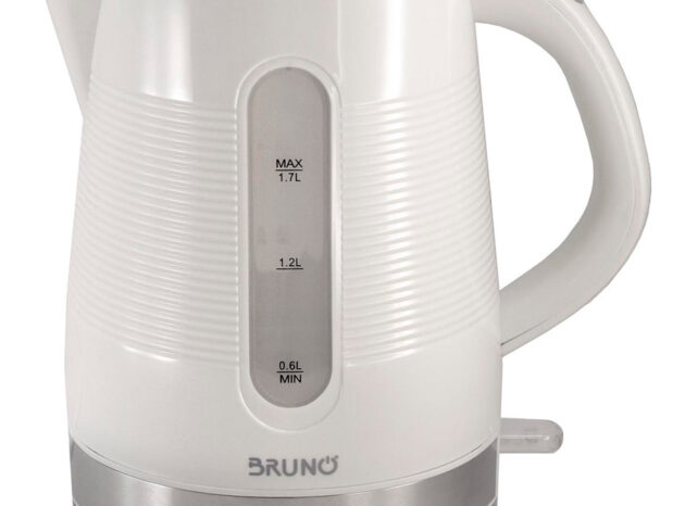 BRUNO βραστήρας νερού BRN-0142, 1.7L, 2200W, λευκό-γκρι