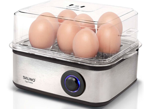 BRUNO βραστήρας αυγών 8 θέσεων BRN-0156, 500W, ανοξείδωτος