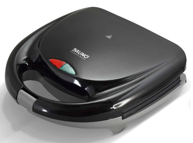 BRUNO τοστιέρα BRN-0167, 2 θέσεων, 800W, αντικολλητικές πλάκες, μαύρη