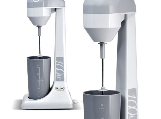 BRUNO φραπεδιέρα επιτραπέζια BRN-0182 100W με δοχείο 450ml, λευκή-γκρι