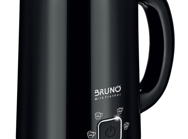 BRUNO συσκευή 4 σε 1 για ζεστό-κρύο αφρόγαλα BRN-0204, 280ml, 500W, ILAG επίστρωση, OTTER controler, μαύρη