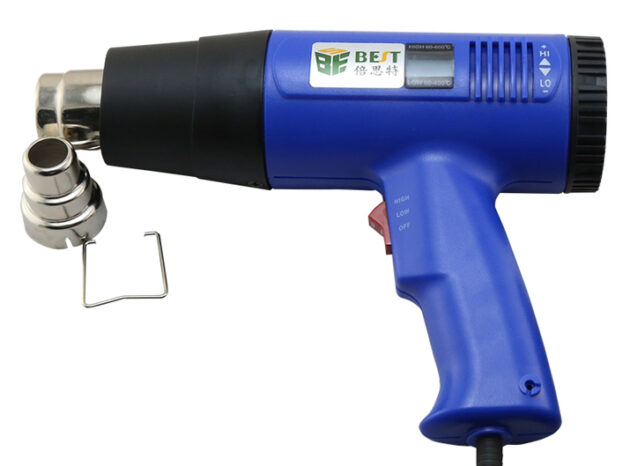 BEST Πιστόλι θερμού αέρα BST-8016D, LCD, 1600W, μπλε