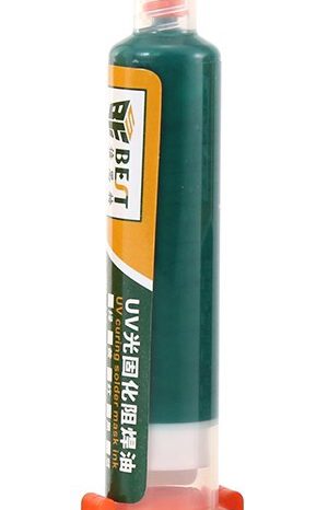 BEST PCB Repairing UV Solder mask ink BST-UVH900, 10cc, πράσινο
