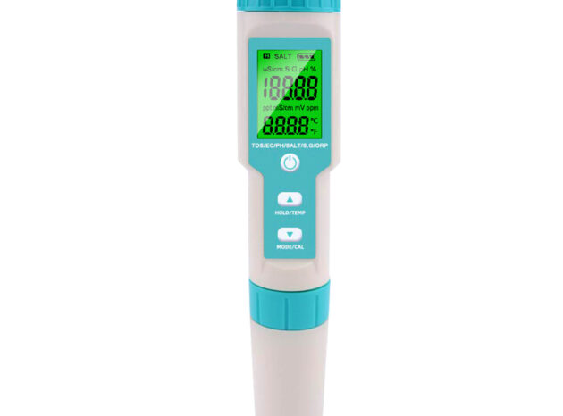 NOYAFA tester ποιότητας νερού C-600, TDS/EC/PH/SALT/S.G/ORP/0-60 °C