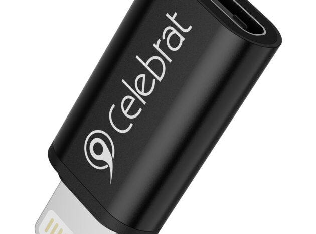 CELEBRAT αντάπτορας Lightning σε USB-C CA-03, 2A, 480Mbps, μαύρος