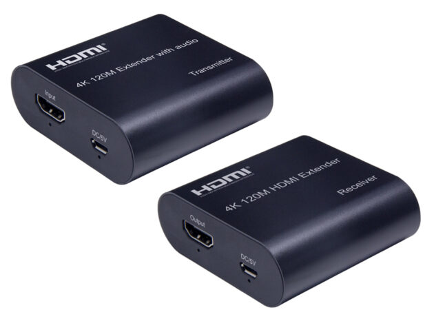 POWERTECH HDMI video extender CAB-H075 μέσω καλωδίου RJ45, 4K, 120m