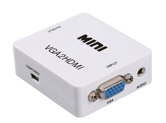 POWERTECH Video Converter VGA & 3.5mm Audio σε HDMI CAB-H107, Full HD