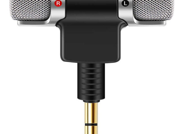 POWERTECH mini μικρόφωνο CAB-J041, stereo, 3.5mm