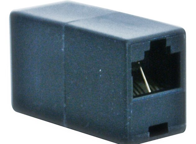 POWERTECH RJ45 εξάρτημα UTP μούφα CAB-N041, θηλυκό/θηλυκό, 8p8c, μαύρο