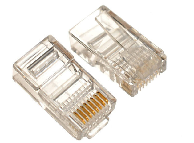 POWERTECH βύσμα RJ45 Cat 5e CAB-N087, 8p8cs , no metal, 50τμχ